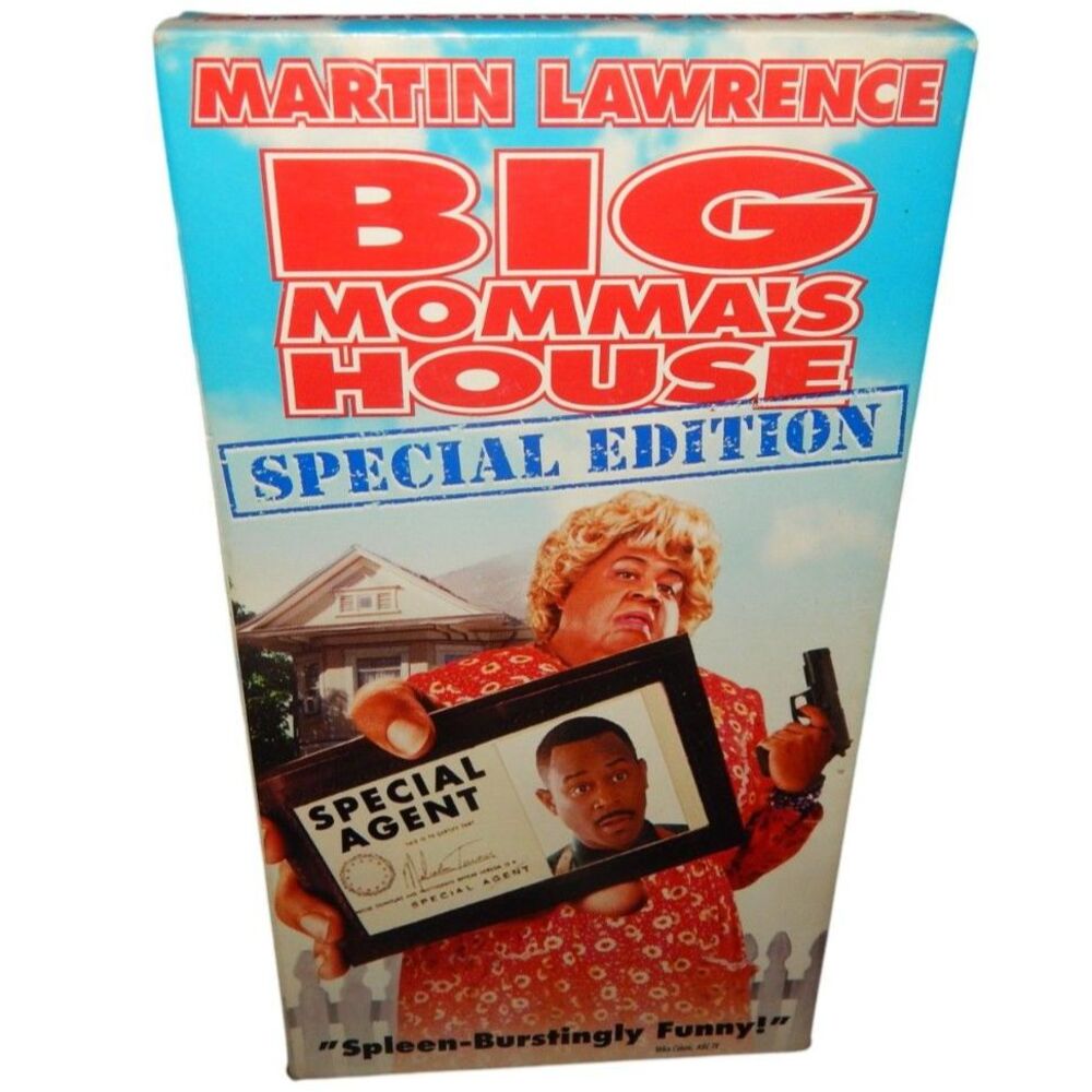 BIG MOMMA'S HOUSE special edition Martin Lawrence vintage VHS in original case